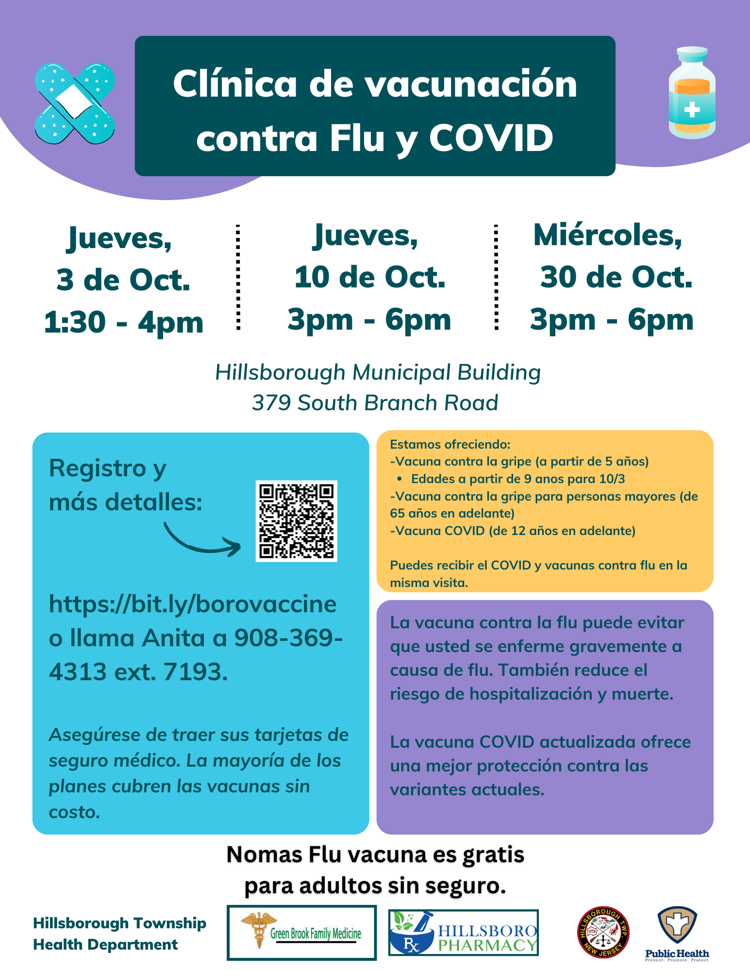 Flu and Covid as of 10 2 Spanish