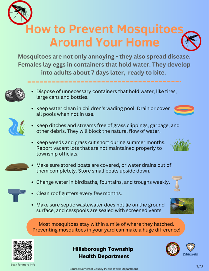 Hillsborough New Jersey - How to Prevent Mosquitos Around Your Home